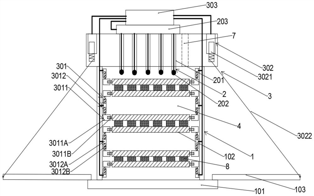 Intelligent fermentation system for fermented bean curd processing and fermentation method of intelligent fermentation system