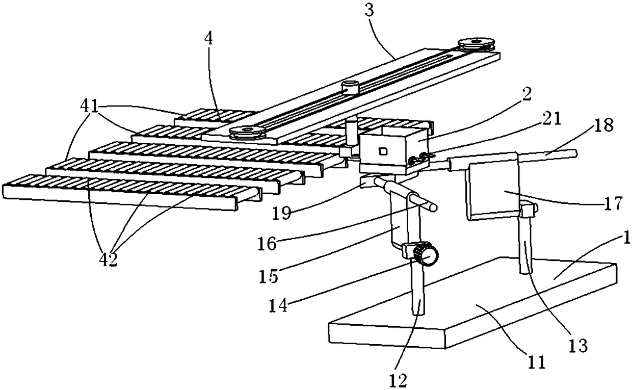 Material hoisting and sorting device