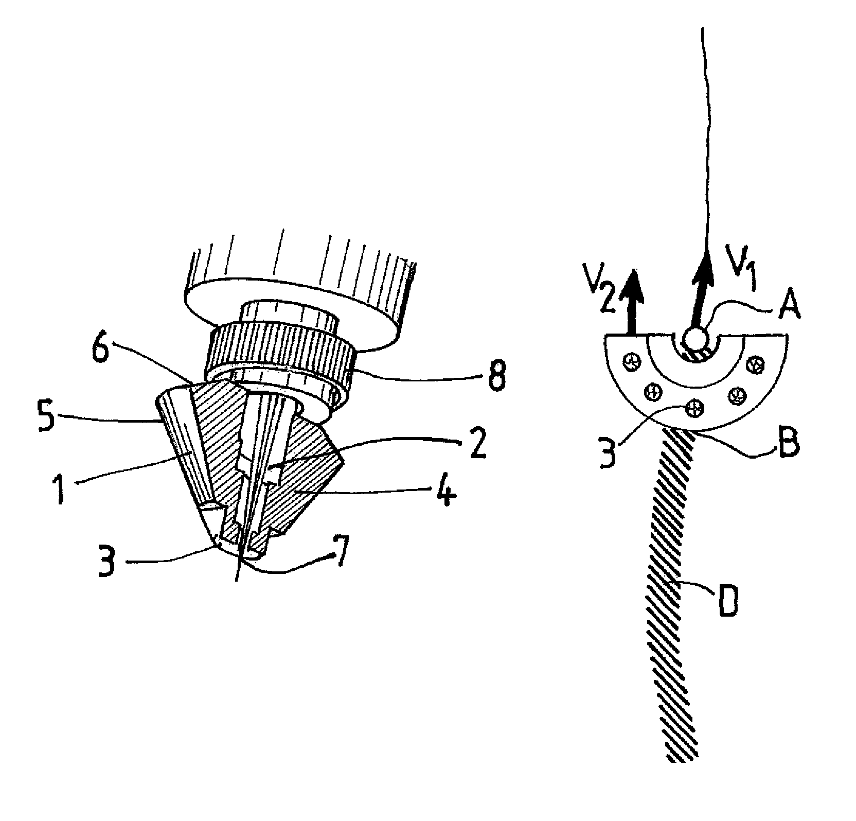 Method for laser welding using a nozzle capable of stabilizing the keyhole