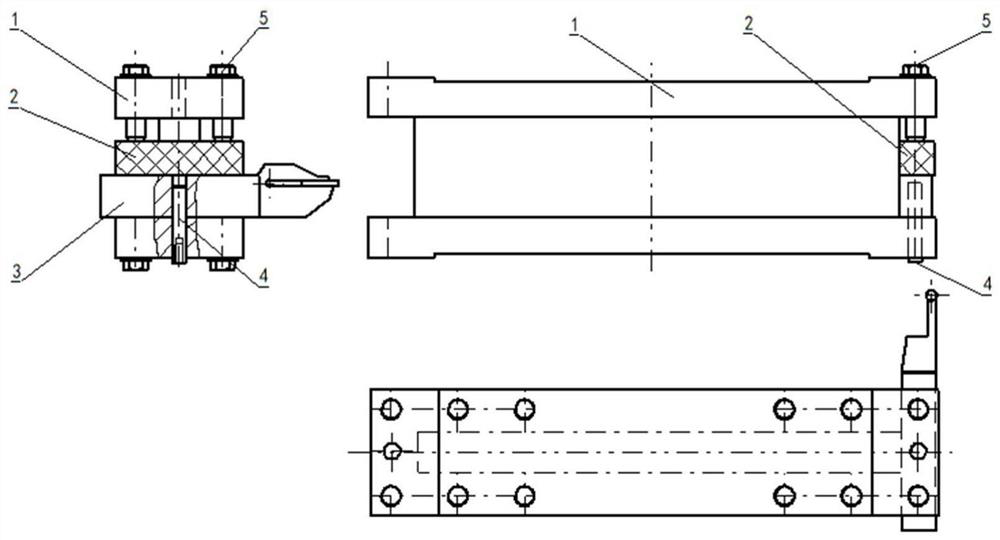 Machining method for sawtooth-shaped threads of hydraulic nut of large ship shafting