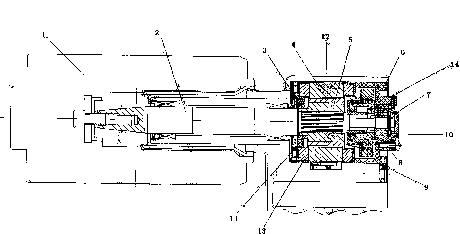 Novel groove drum motor