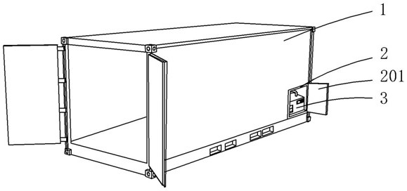 Container energy storage system voltage detection device