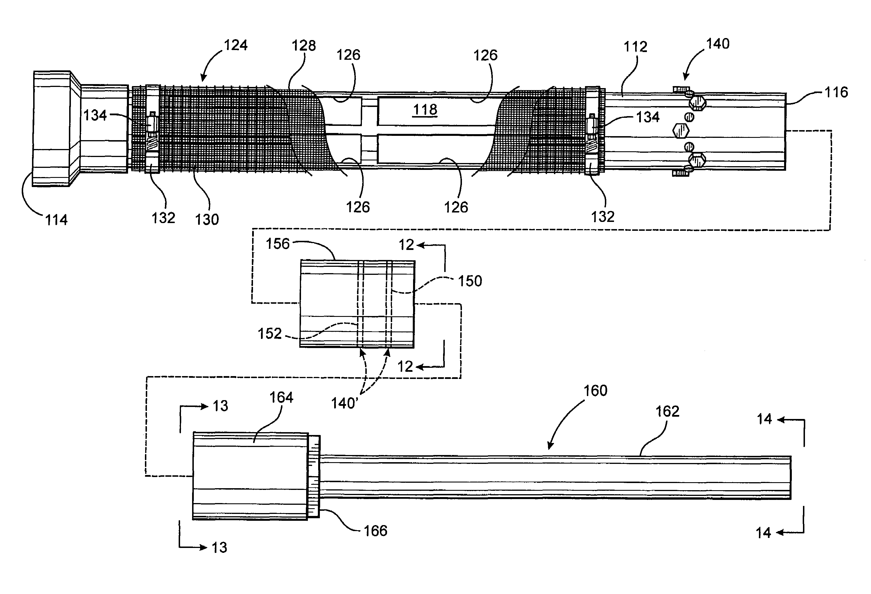 Distribution assembly for particulate material