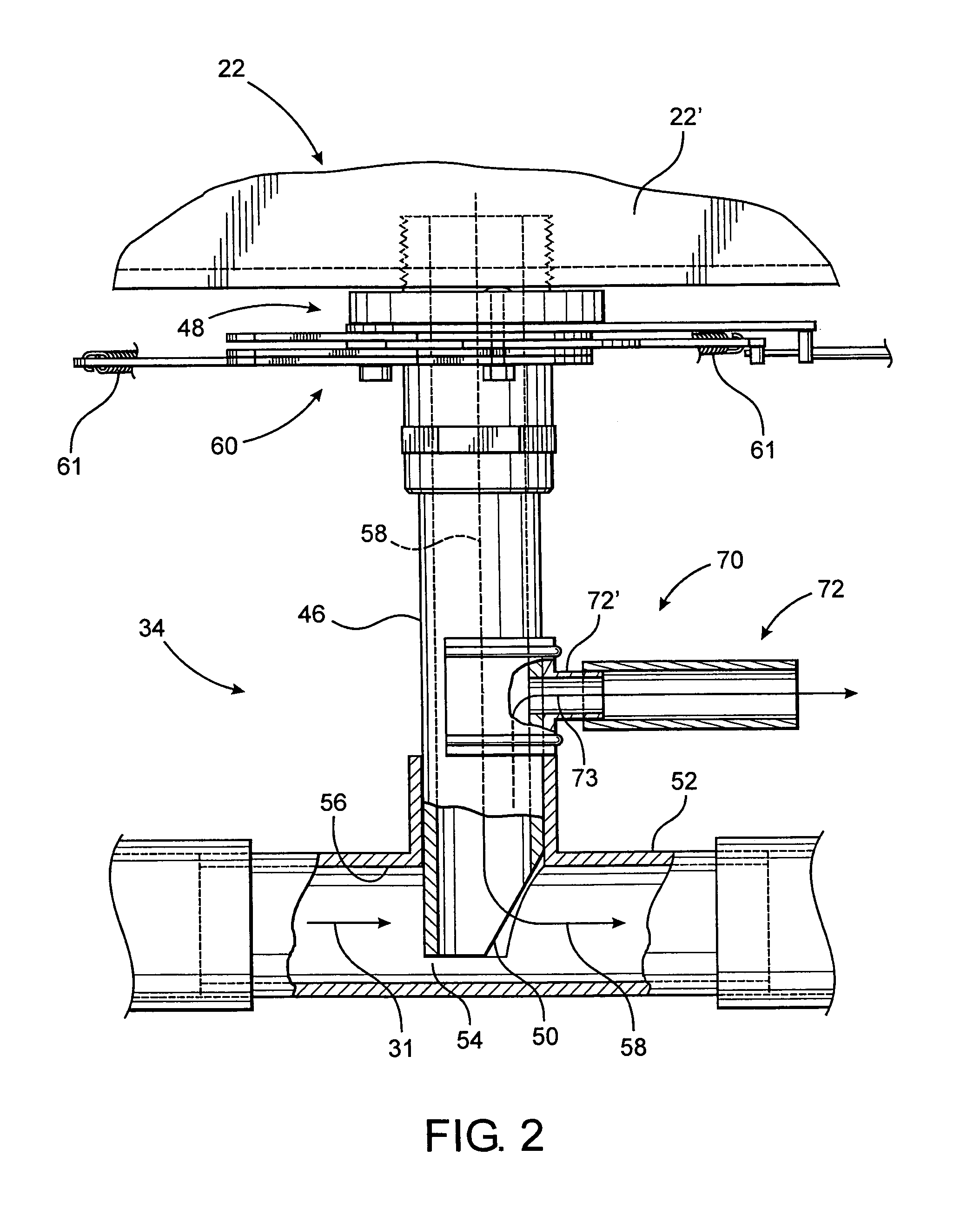 Distribution assembly for particulate material