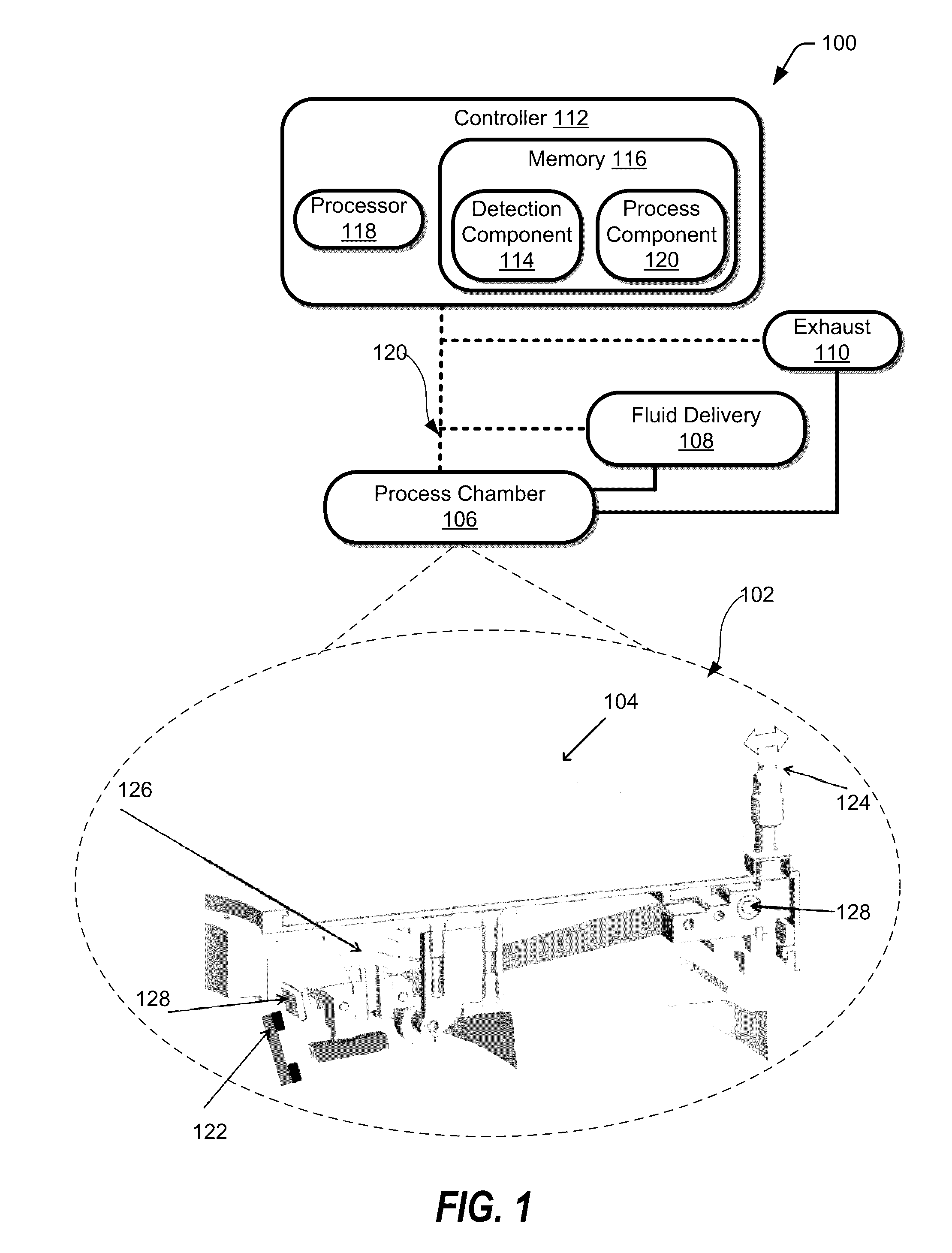 Detection of lost wafer from spinning chuck