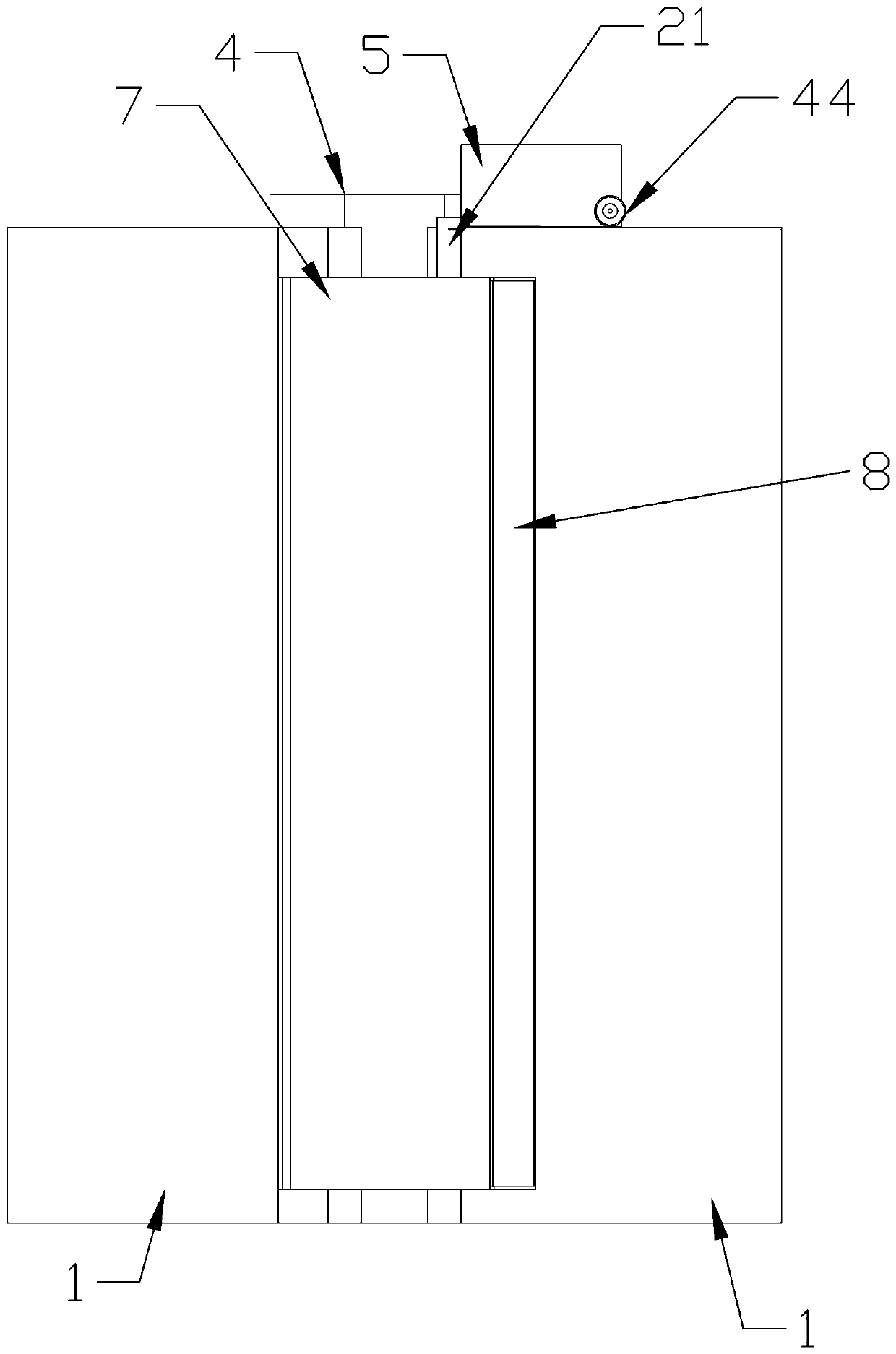 Water-proof structure for civil engineering expansion joint