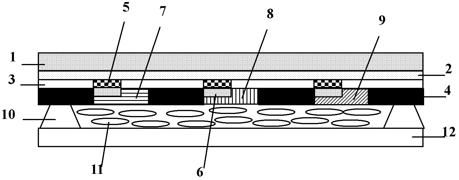 Color photoresist, color filter and display device containing same