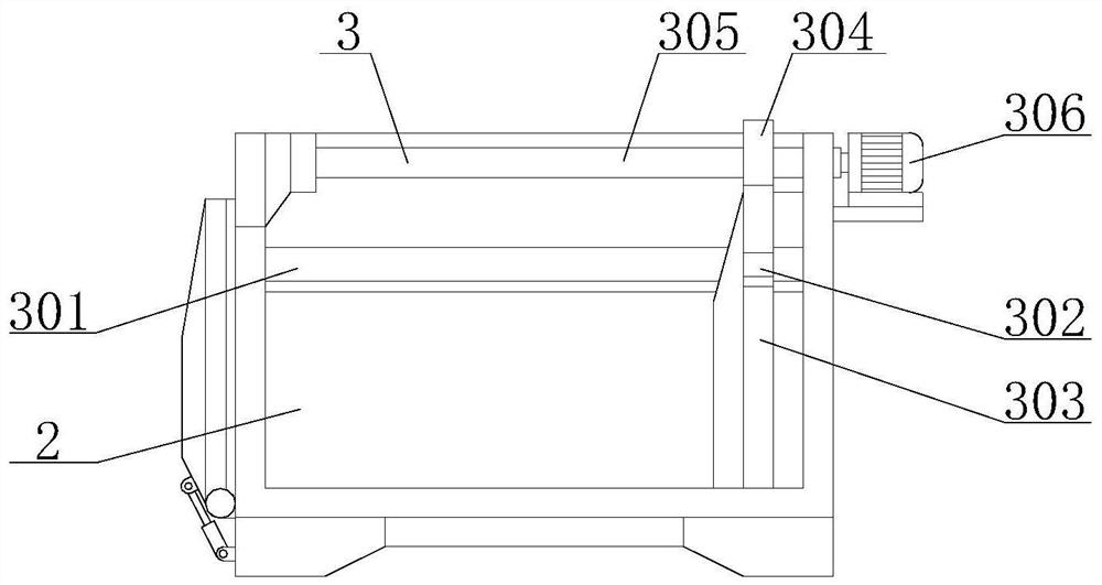 Transfer device for burying construction waste and storage method