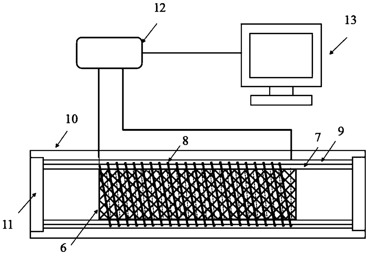 Experimental device for monitoring radial support force of intravascular stent in simulated blood vessel in real-time