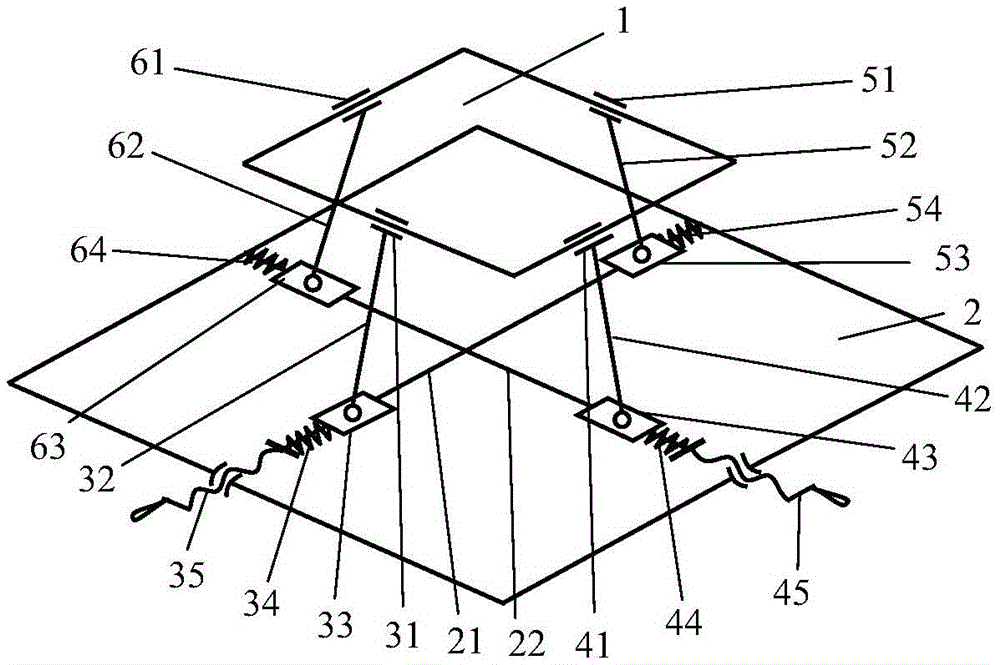 A multi-dimensional damping device with adjustable frequency