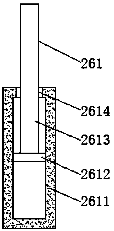 Automobile part polishing device with rapid fixing function