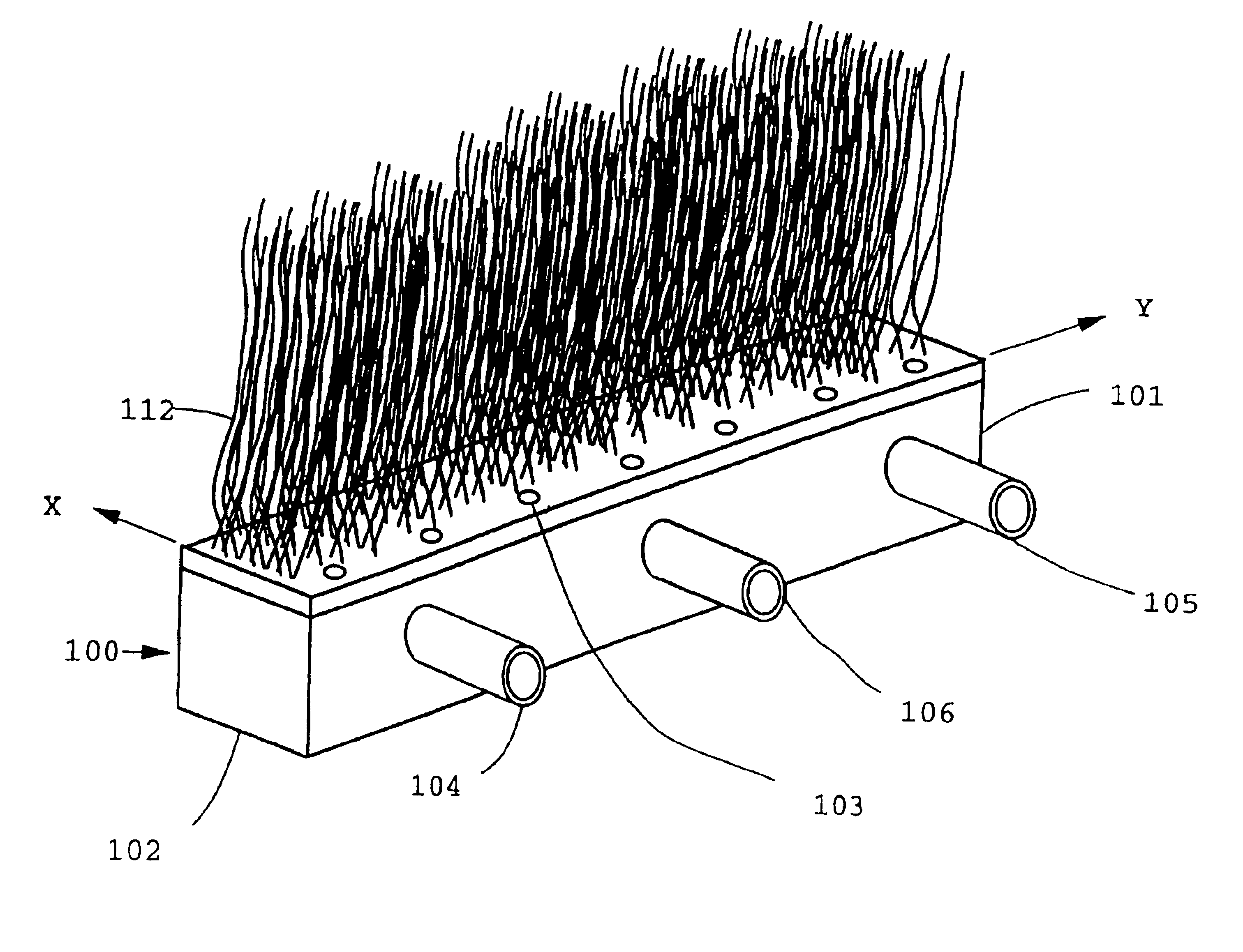 Apparatus incorporating potted hollow fiber membranes