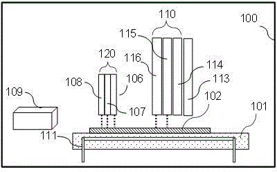 Real-time monitoring rapid prototyping device and method based on femtosecond laser composite technology