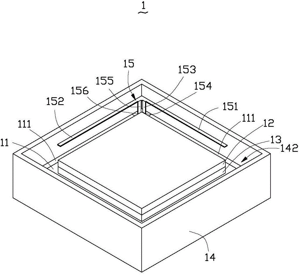 Inverted F-shaped antenna structure and portable electronic device provided with antenna structure