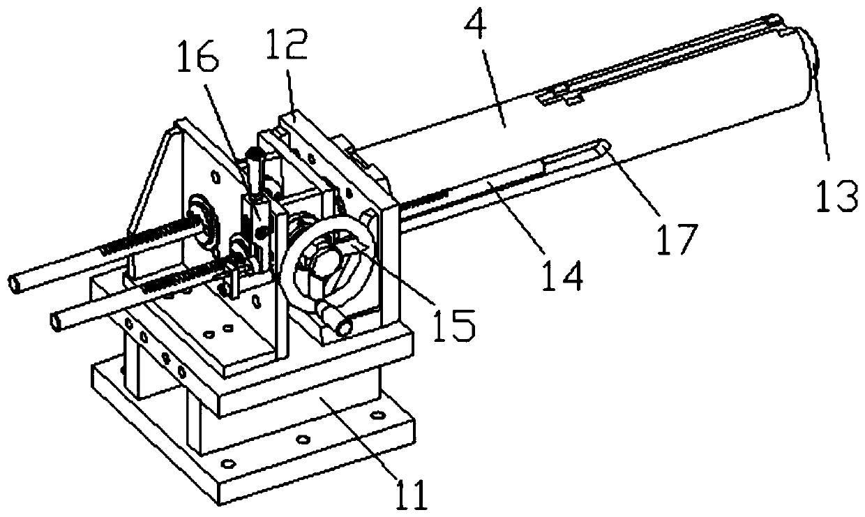 A sleeve precise positioning spot welding machine