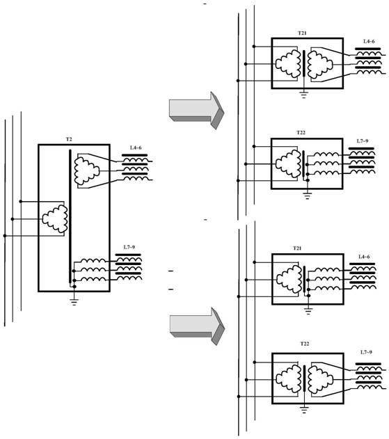 A circuit and method for realizing three-phase inverter power module aging experiment