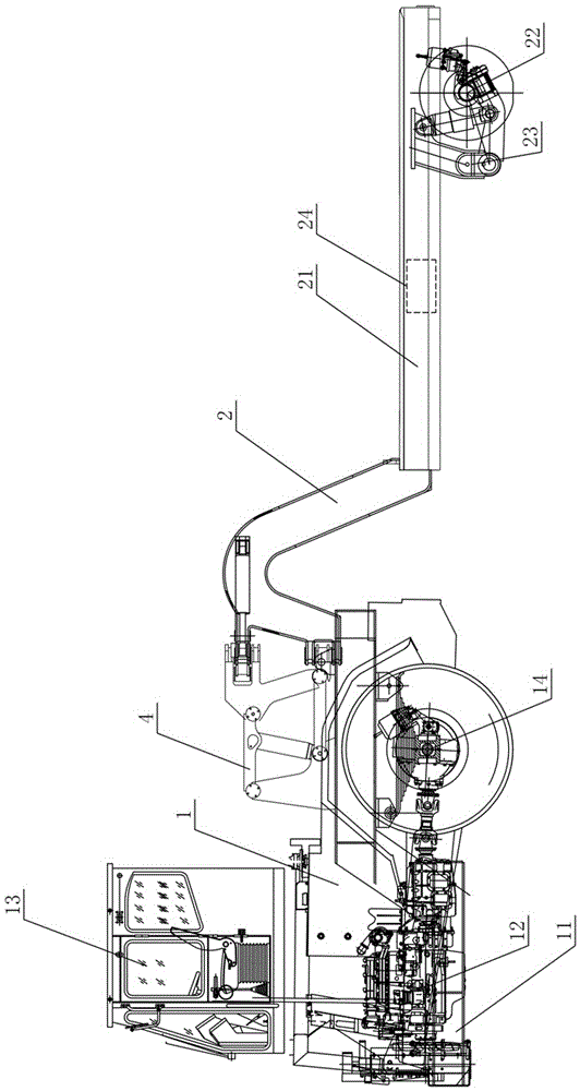 Molten aluminum ladle transport vehicle