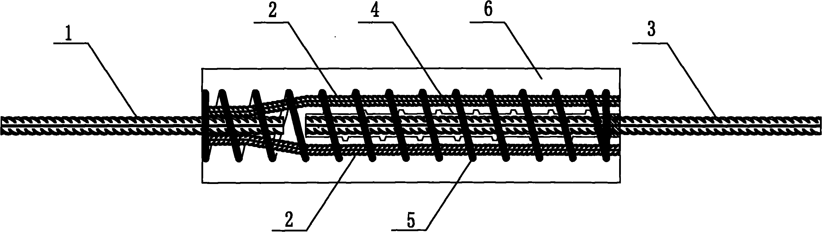 Bifurcate lap connection of reinforcing steel bars and connection method thereof