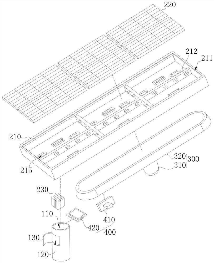 Multifunctional garden lighting device