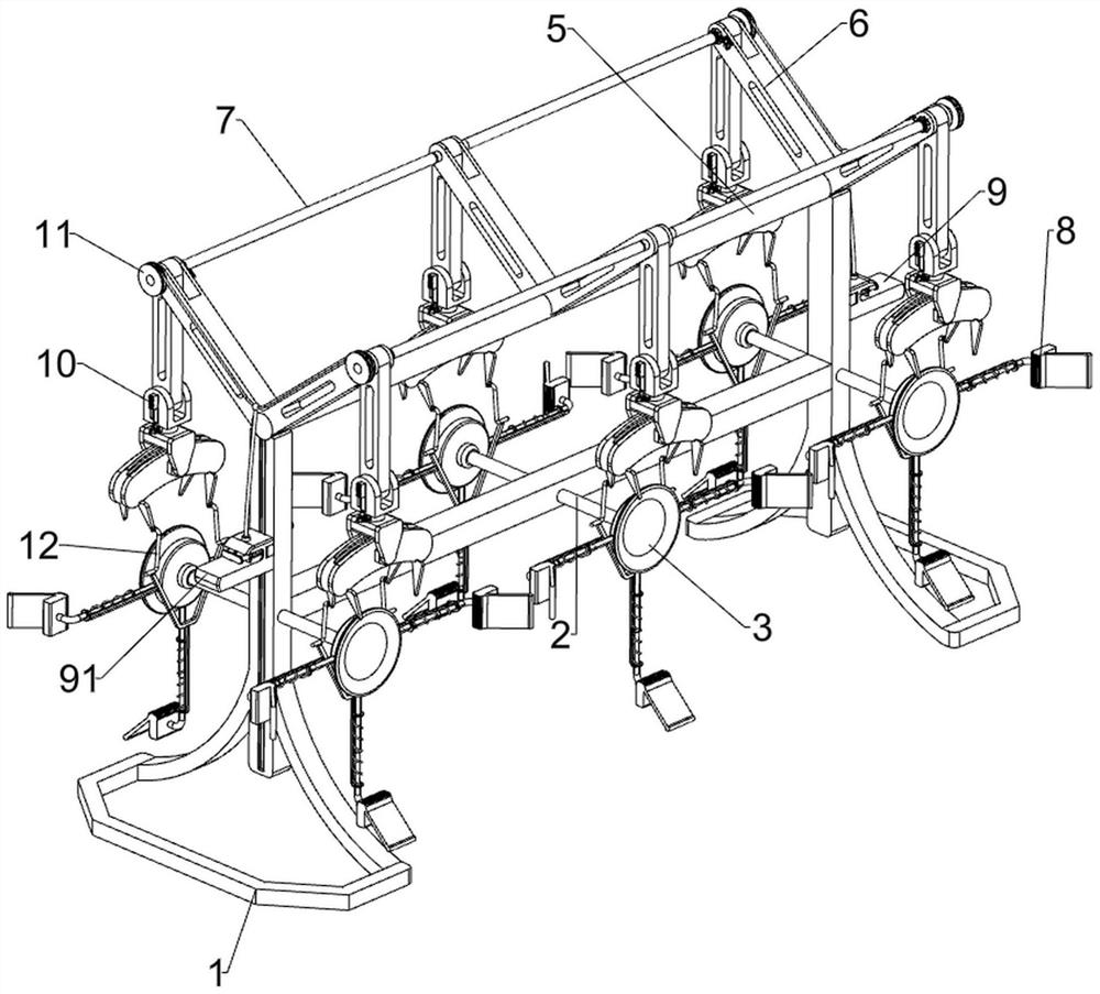 Clamp capable of fixing and adjusting multiple optical lenses