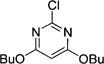 Synthetic method of 2-chloro-4,6-dibutoxypyrimidine