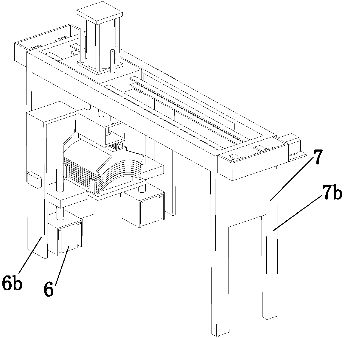 Automatic deburring device for magnetic tile
