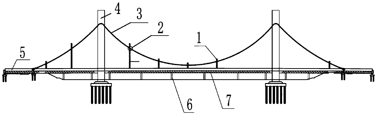 Spatial cable suspension bridge main cable construction assisting device and main cable construction method