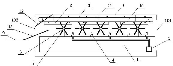 Baking tray cleaning equipment