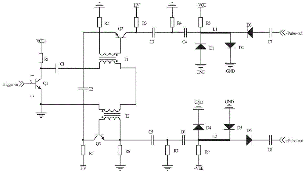 Large Amplitude Picosecond Balanced Pulse Signal Generator