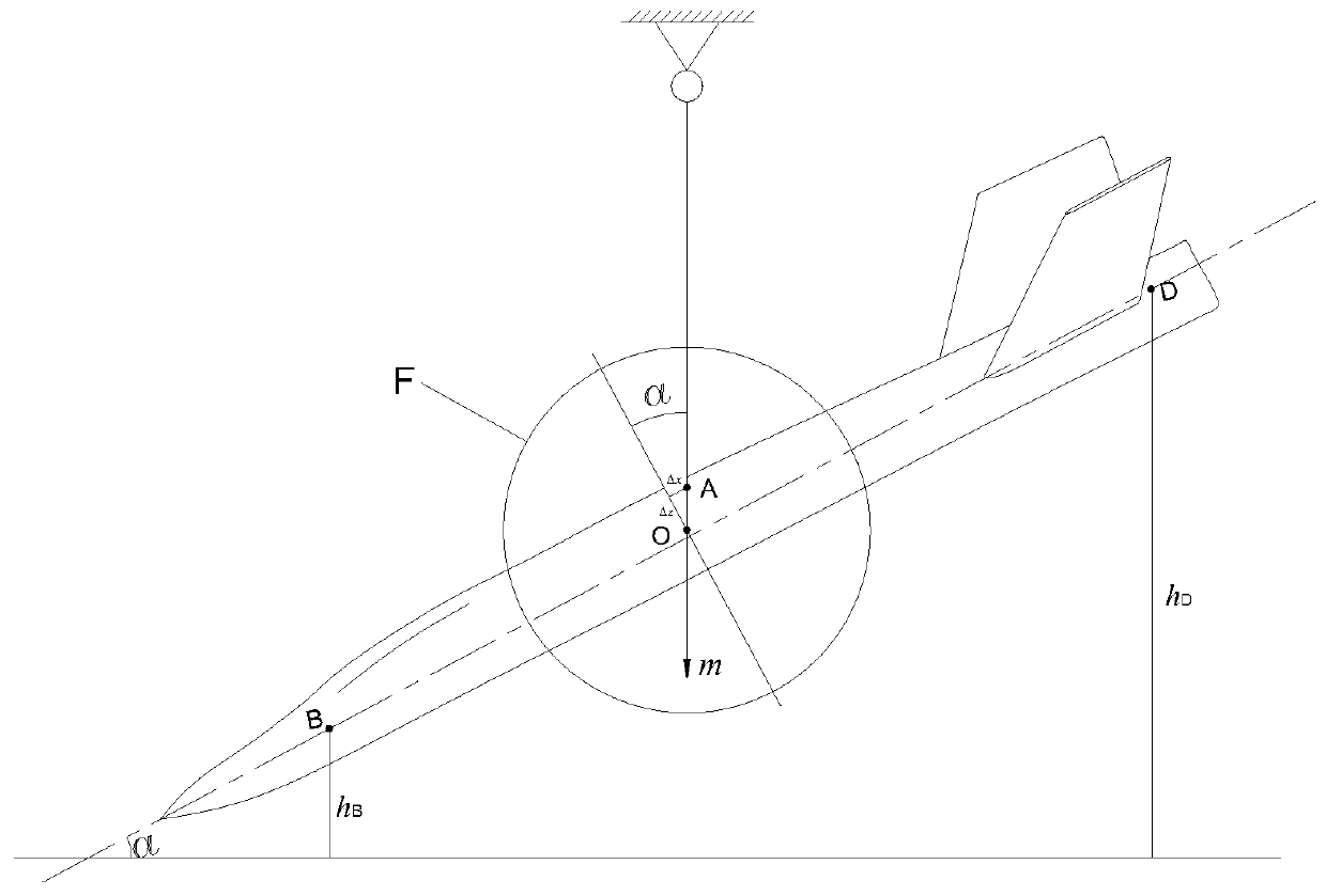 Aircraft quality characteristic simple measuring device and measuring method