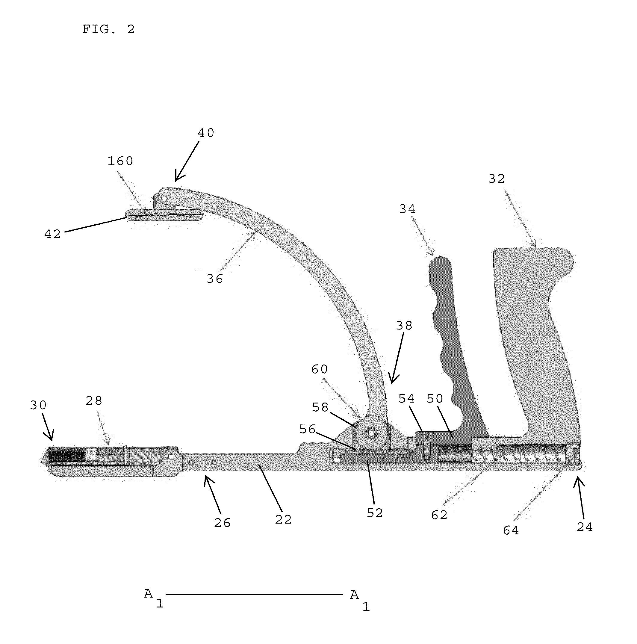 Devices for dispensing surgical fasteners into tissue while simultaneously generating external marks that mirror the number and location of the dispensed surgical fasteners