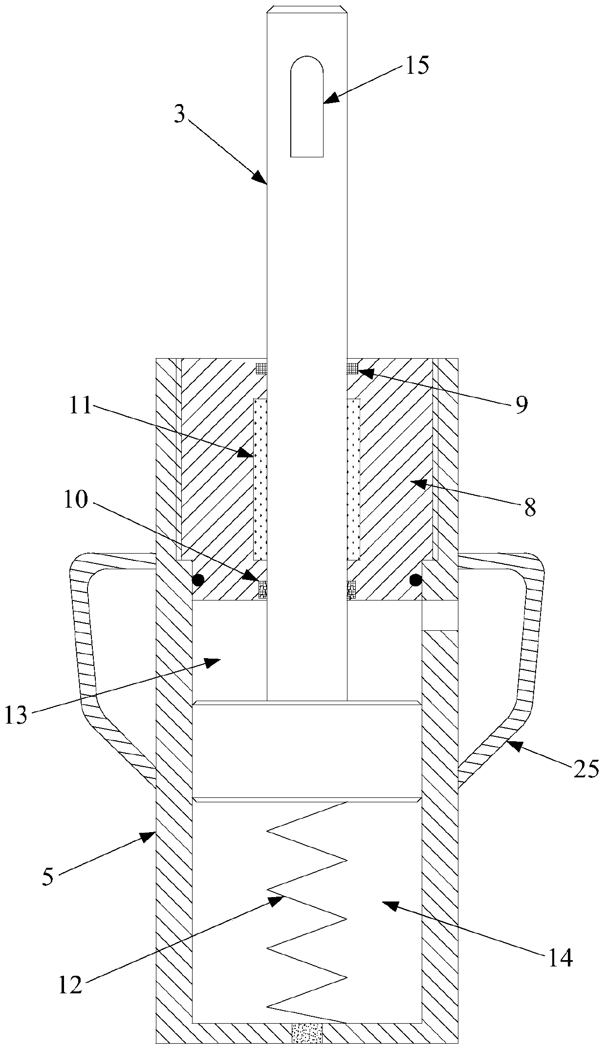Blast furnace air inlet pipeline mounting method and hydraulic system