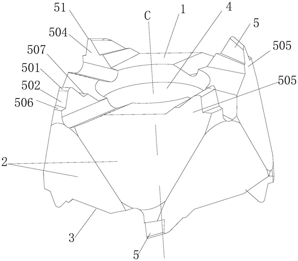 Double-sided multi-cutting-edge threaded blade and cutting tool