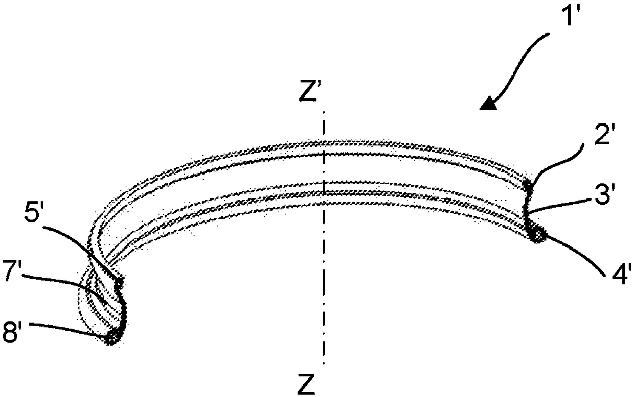 Drum and method for assembling a tyre adapter on a wheel rim