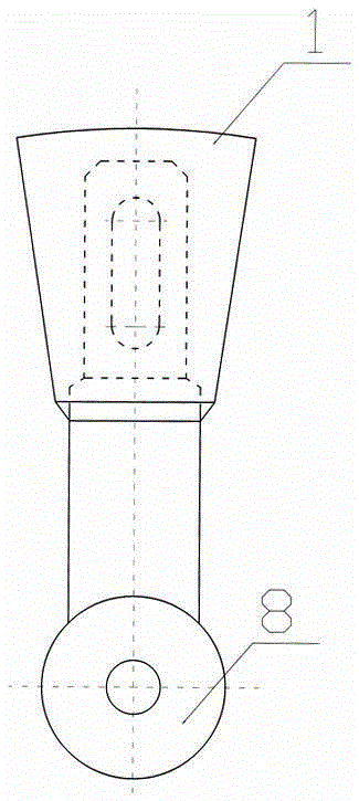 Bimetal composite high-tenacity, high-boron and high-chrome steel hammer and preparing method thereof