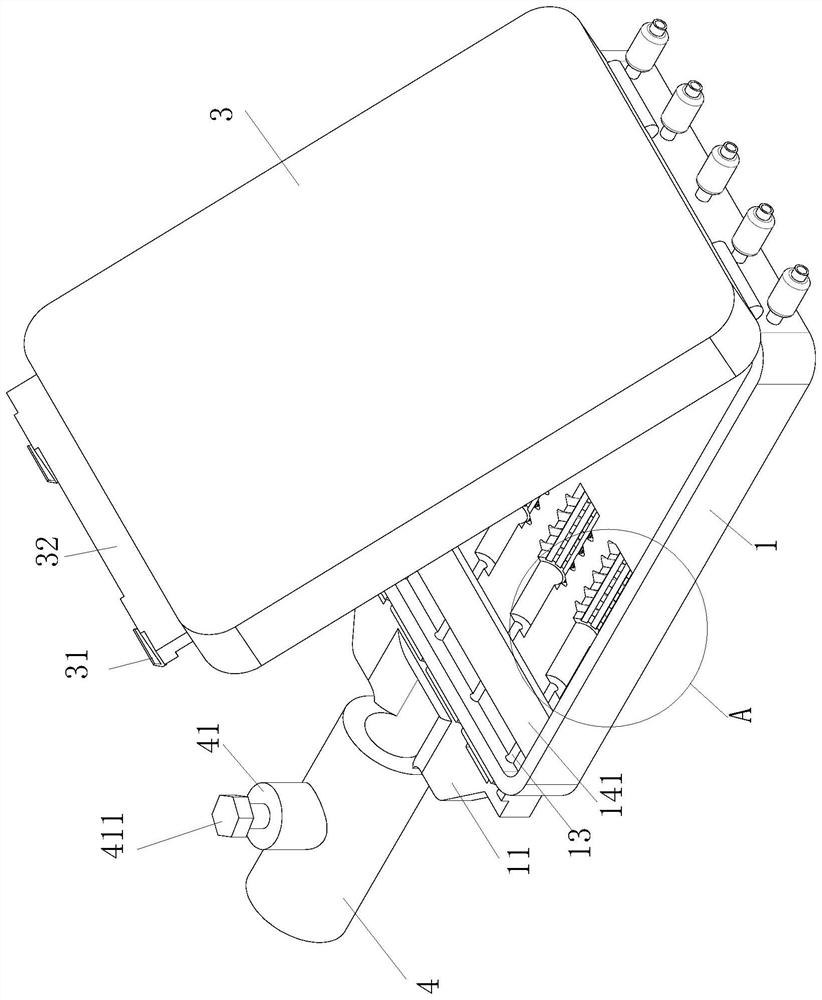 Cable core joint identification mechanism and application method thereof