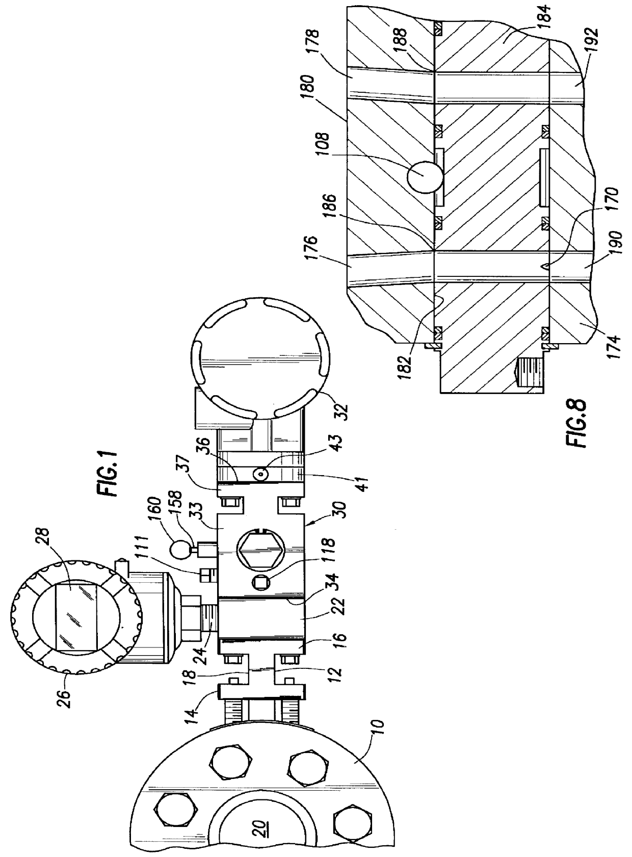 Differential pressure instrument support manifold having rotary mode selection system