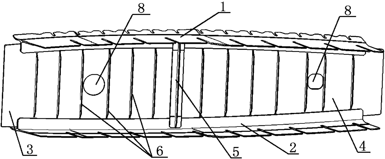 Combination rib for aircraft wings