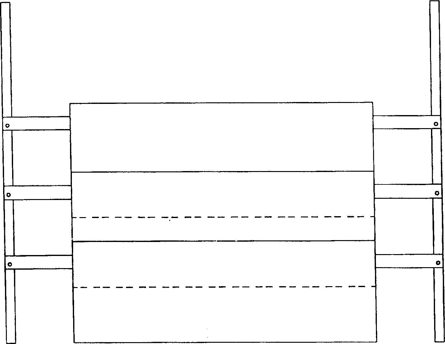 Multipicture covering method and mobile hanging advertisement machine for implementing said method
