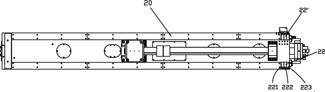 Double compensation method and device for moving tilt of numerical control floor type boring-milling machine ram