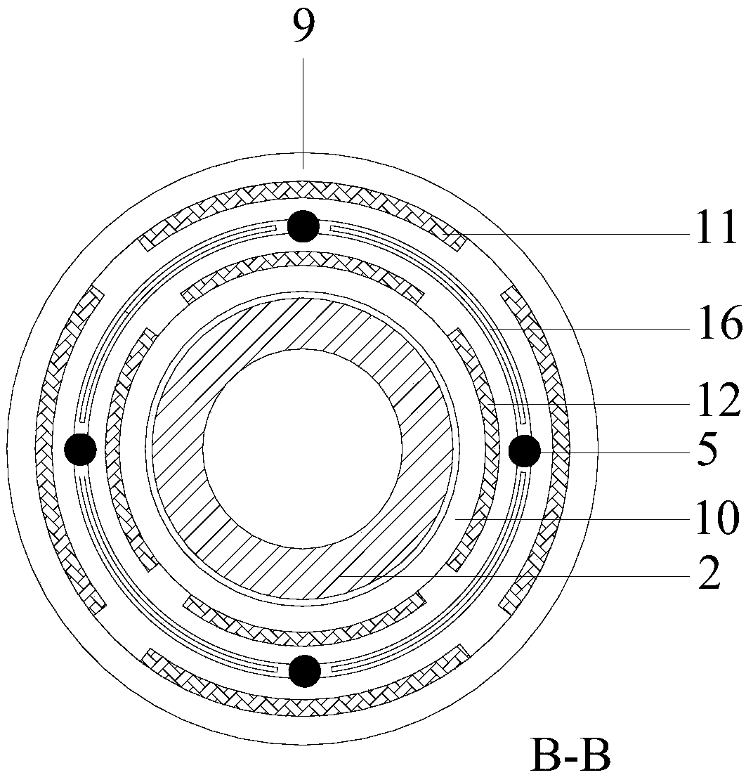 A device for reducing vibration of steel pipe pile foundation in marine engineering