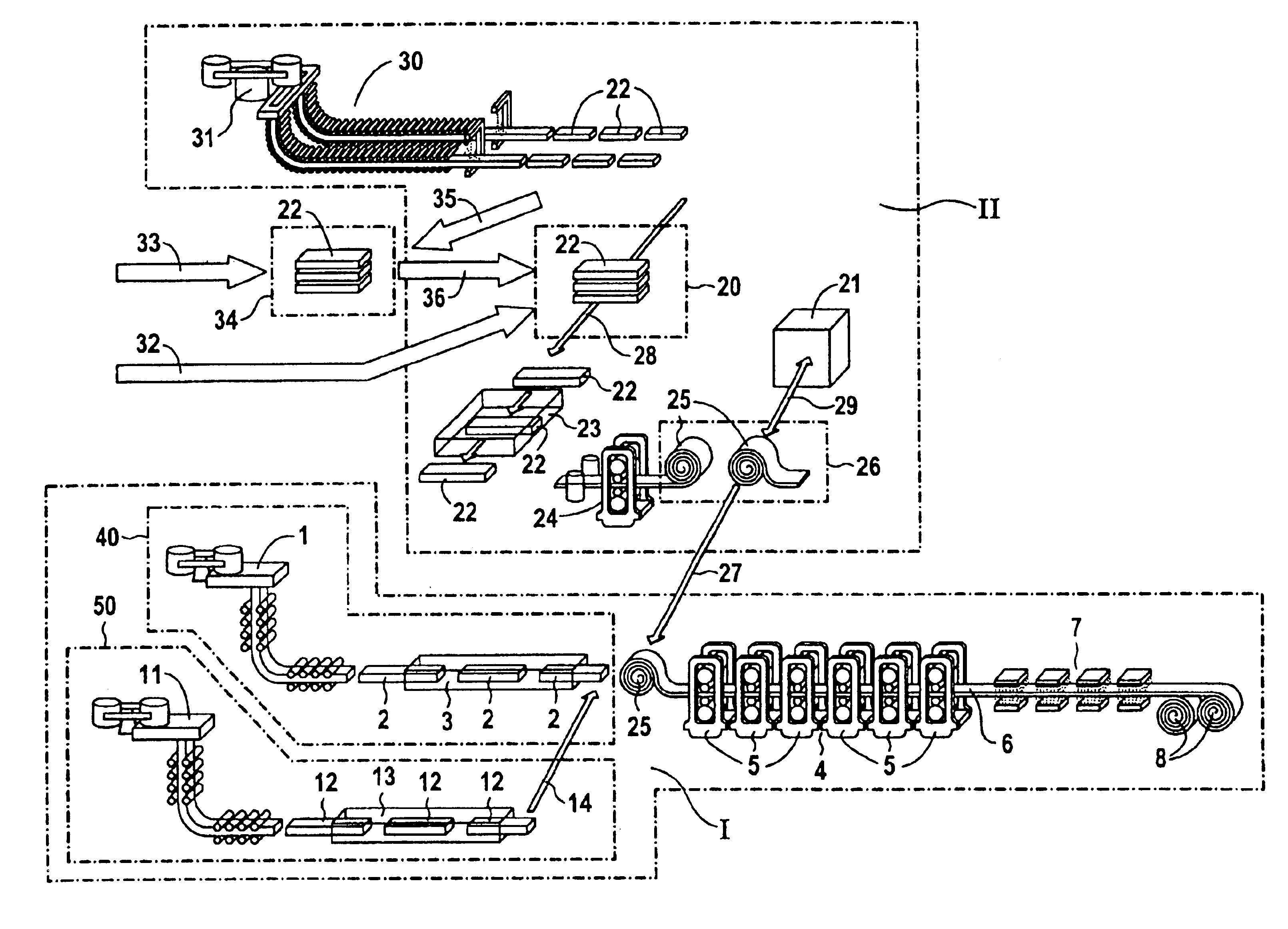 Method for operating a casting-rolling plant