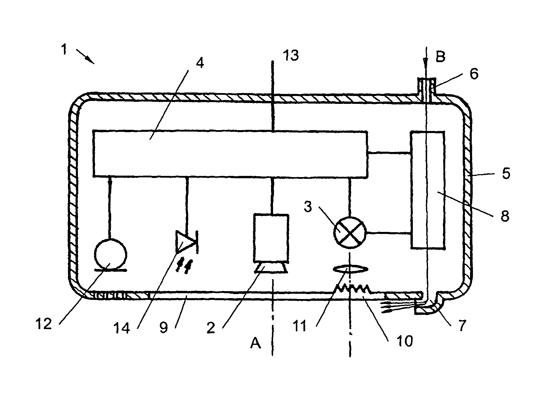 Monitoring module for monitoring a process with an electric arc