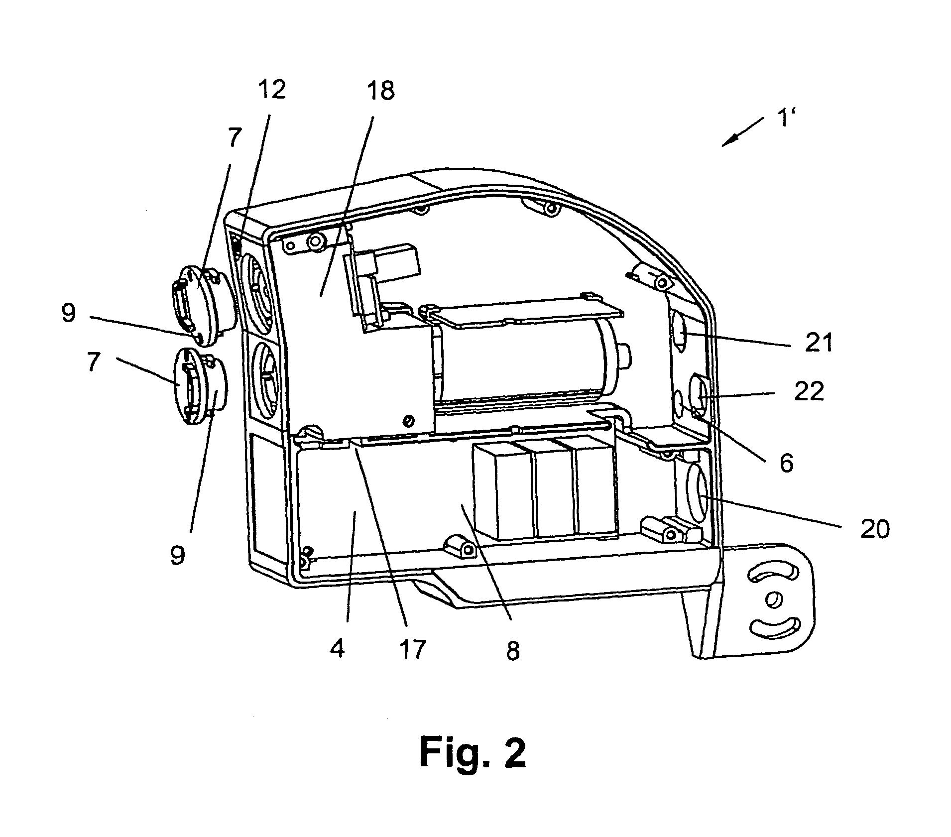 Monitoring module for monitoring a process with an electric arc