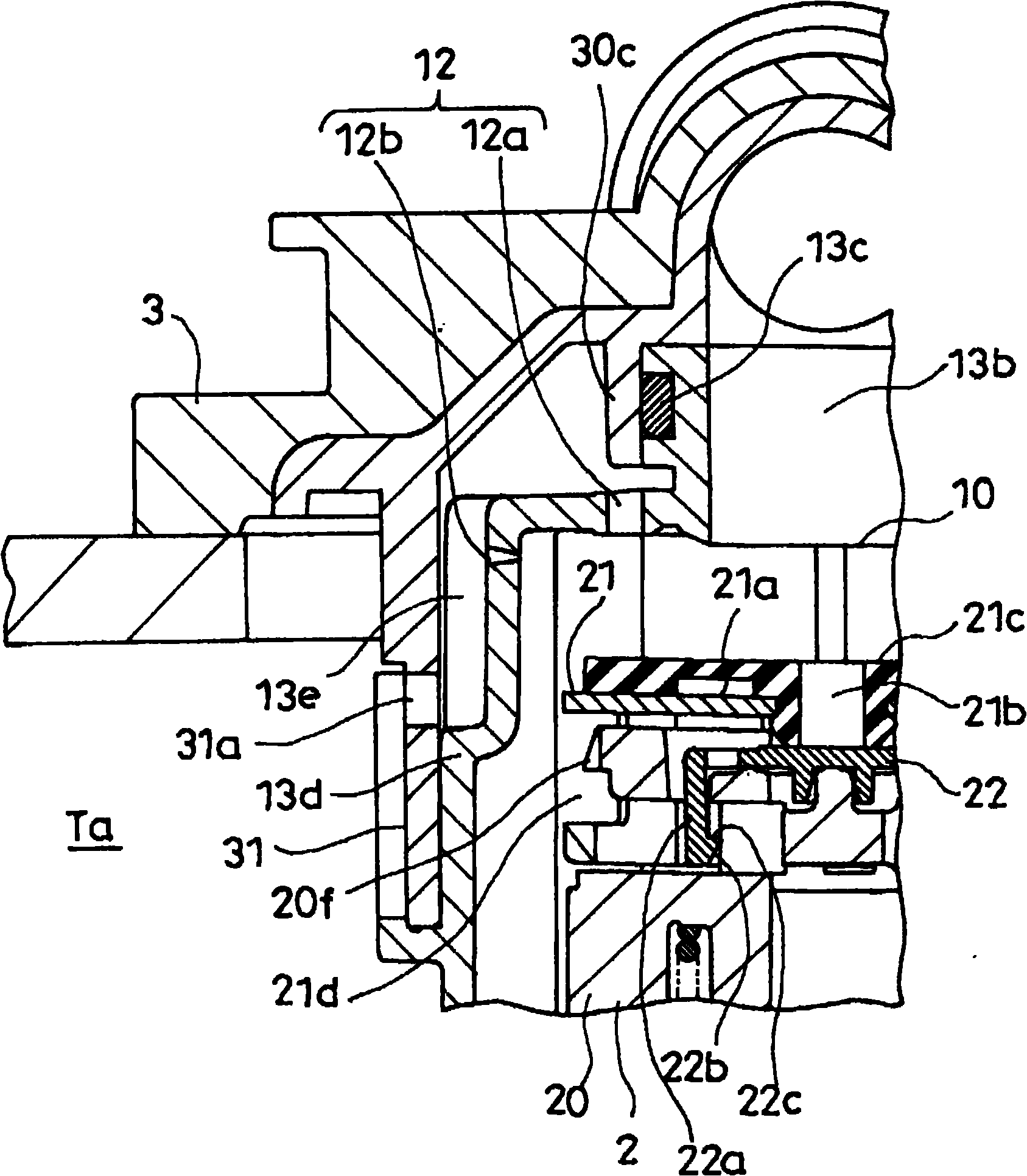 Valve device for fuel tank and over-supply prevention device for fuel tank