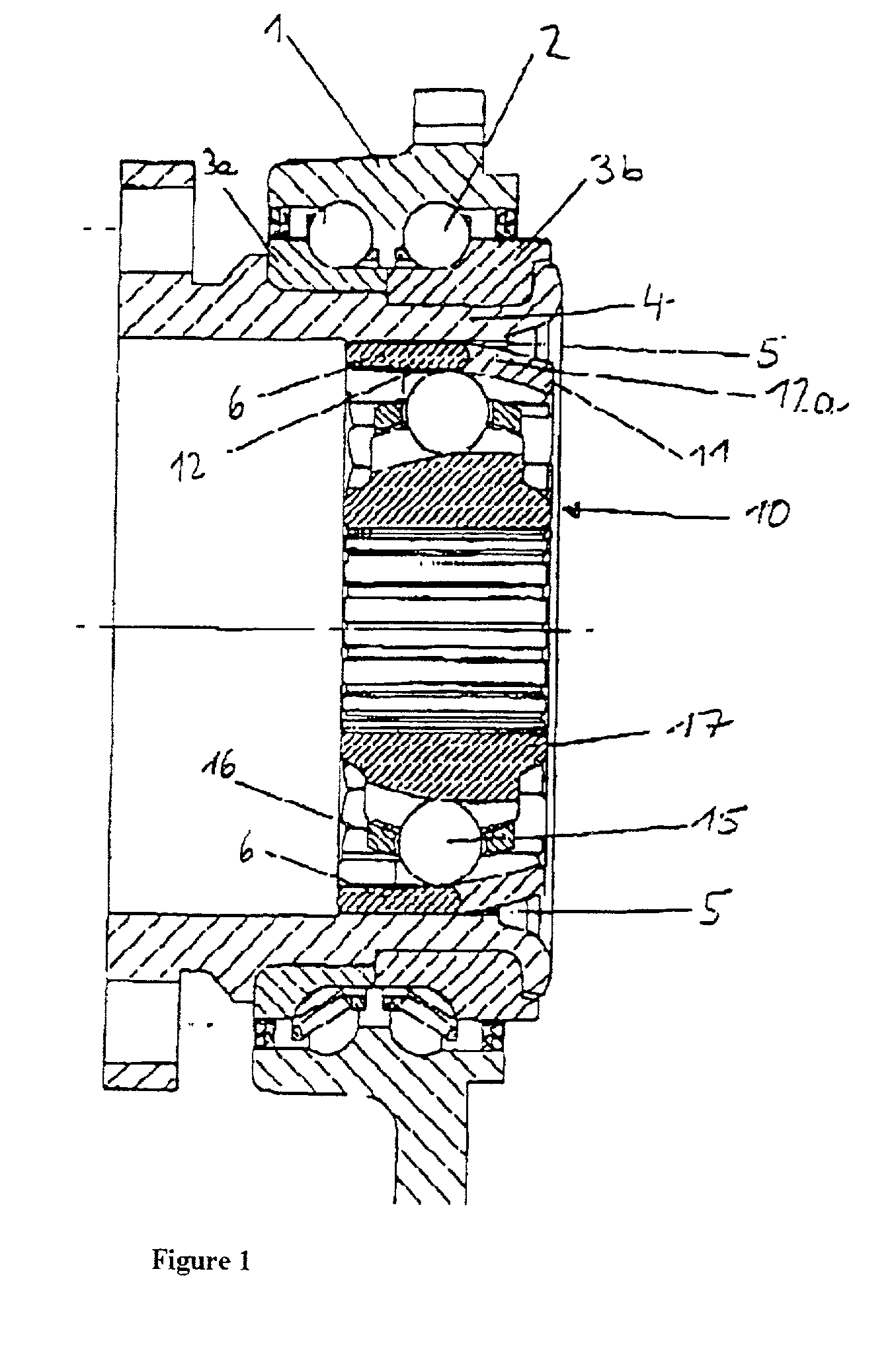 Wheel bearing with positive-locking connection