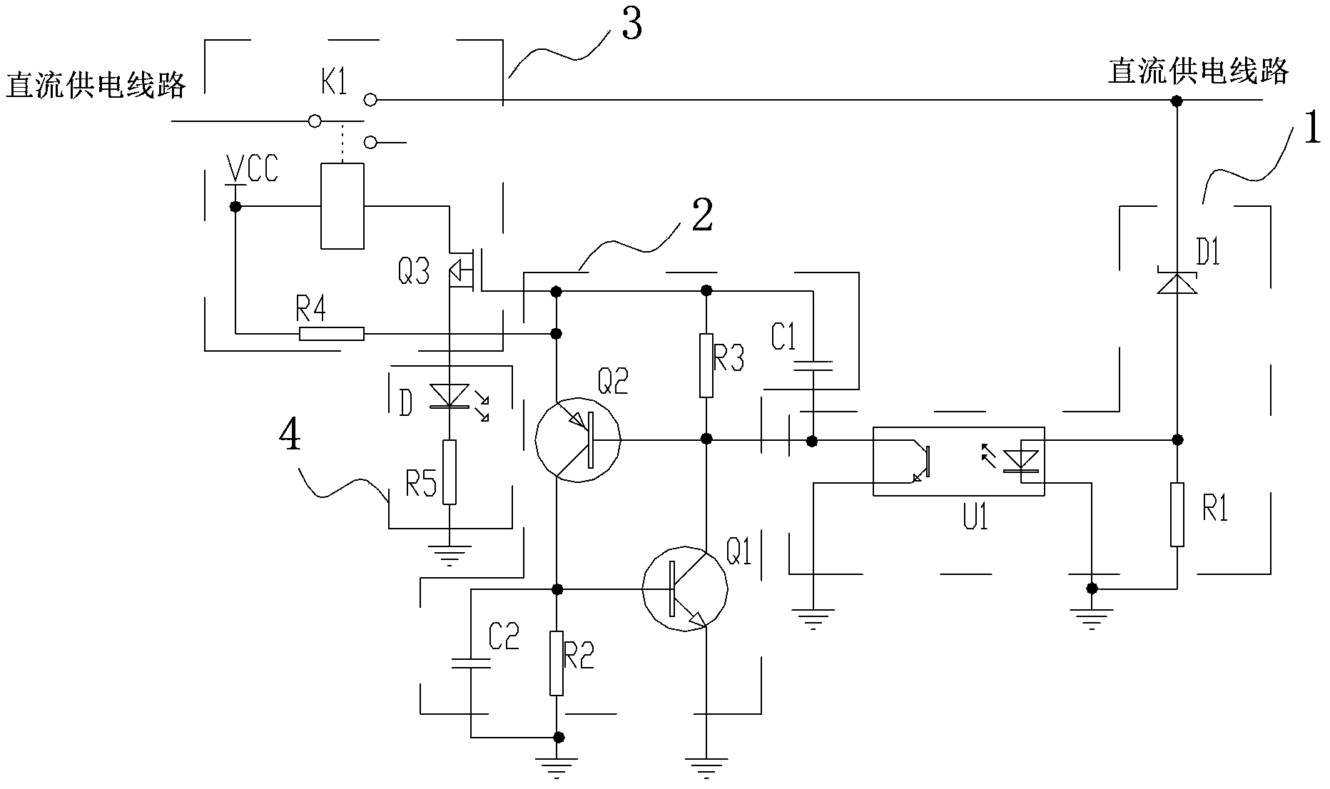 Overvoltage protection circuit and lamp