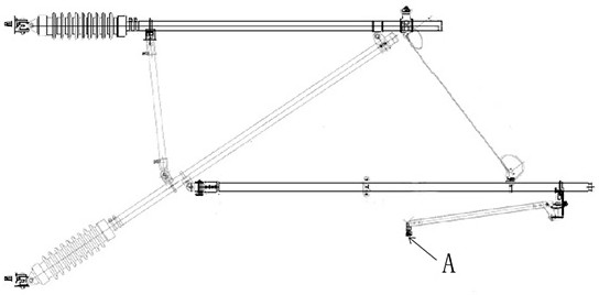 Dynamic measurement method for positioning point of contact network positioner