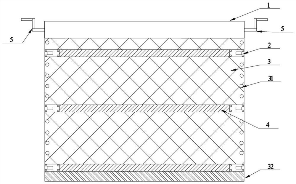 Underwater partition curtain and mounting method thereof
