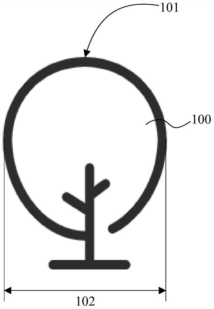 Tree identification method and device
